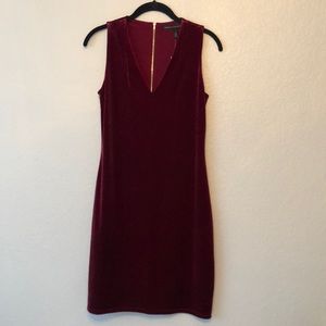 White House Black Market Velvet Dress